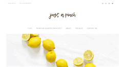 Desktop Screenshot of justapinchblog.com